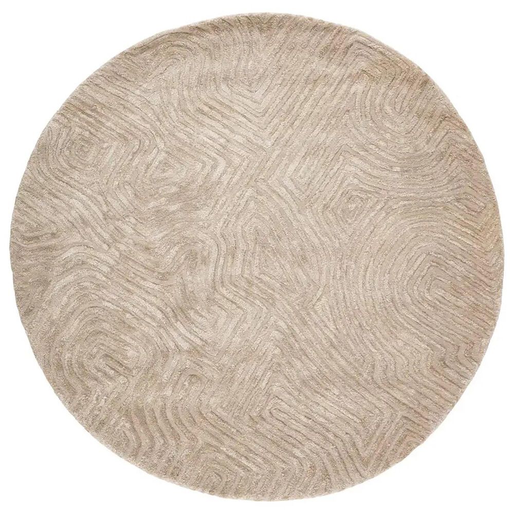Jaipur Genesis Impress 6" Round Fog Area Rug, , large