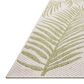 Loloi Easton Ivory and Green 6"7" x 9"4" Indoor/Outdoor Area Rug, , large