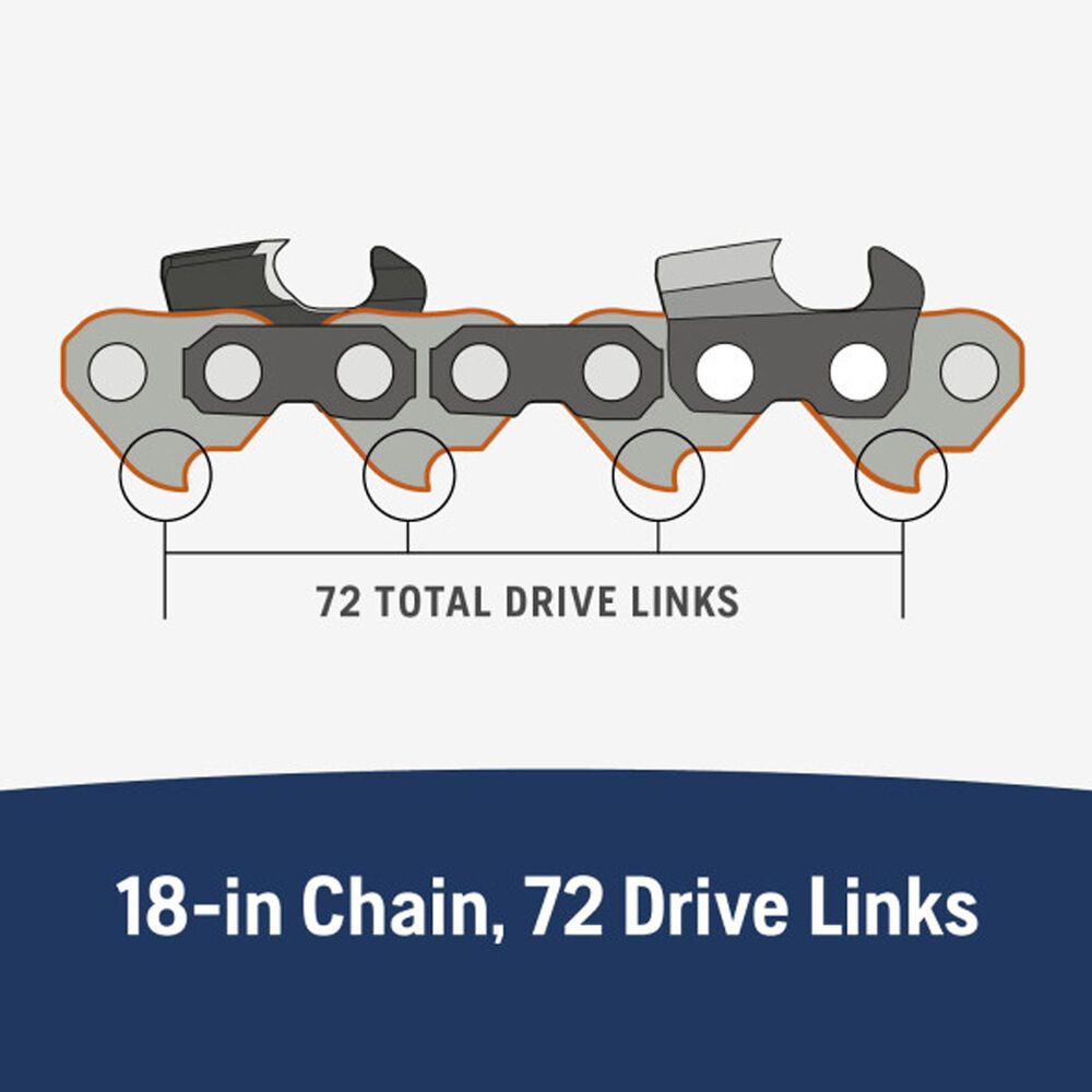 Husqvarna X-Cut SP33G 18 Inch Chainsaw Chain Replacement, , large