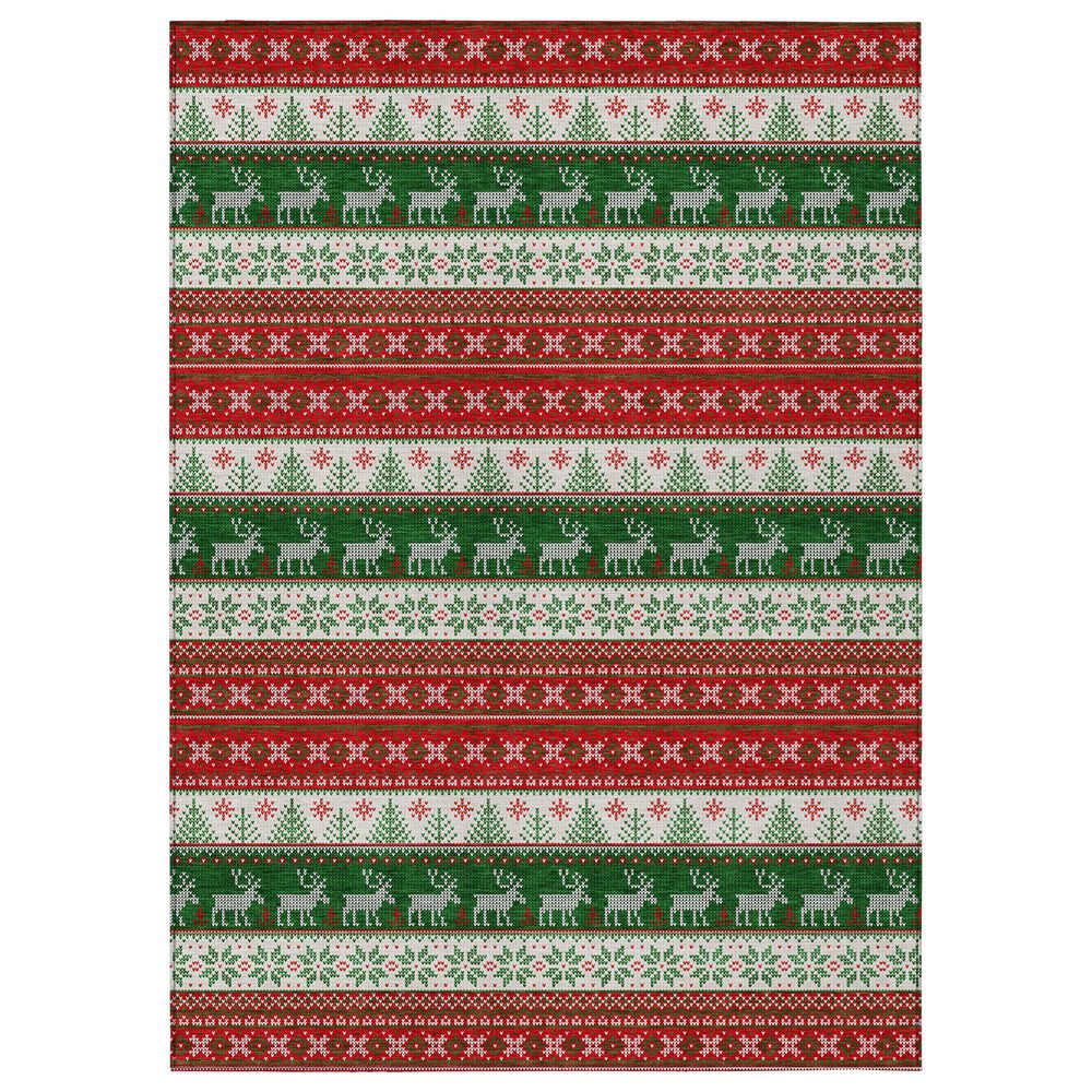 Dalyn Rug Company Wonderland WN26 3" x 5" Red Indoor/Outdoor Area Rug, , large