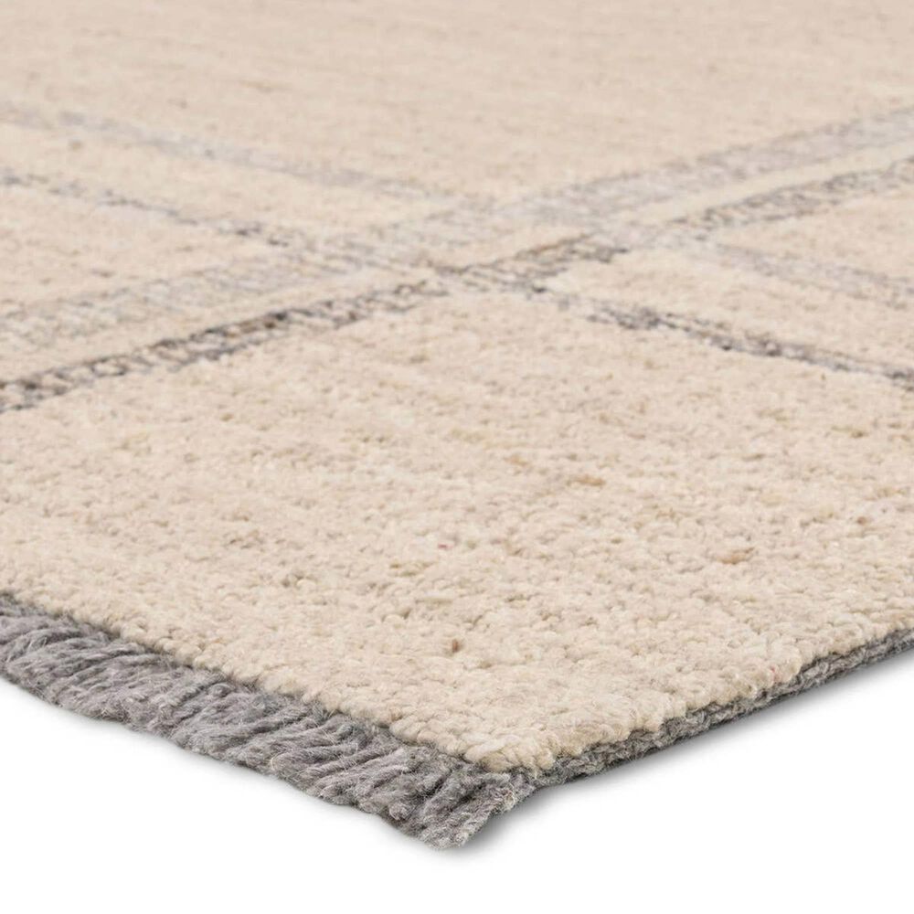 Jaipur Hadi Bilal 9' x 12' Pumice Stone, Humus, Frozen Dew, Fog and Almond Milk Area Rug, , large