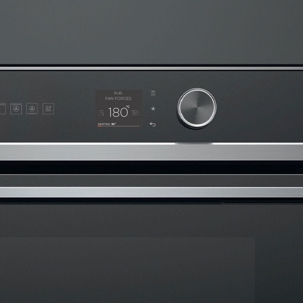 Fisher &amp; Paykel 24 Single Electric Wall Oven with 18-Function and Convection in Black and Stainless Steel, , large
