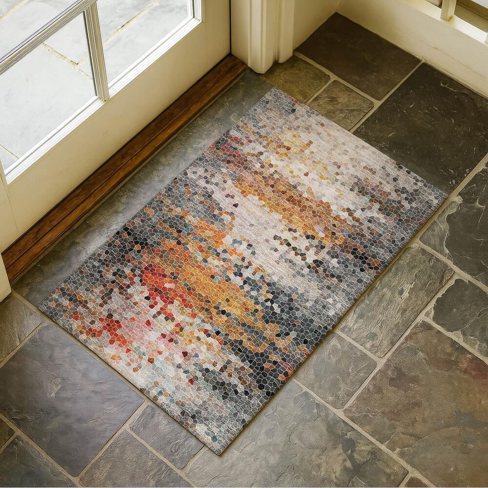 Dalyn Rug Company Lumara Volcano 1'8" x 2'6" Indoor/Outdoor Area Rug, , large