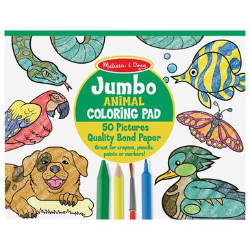 Melissa & Doug Jumbo Coloring Pad - Animals, , large