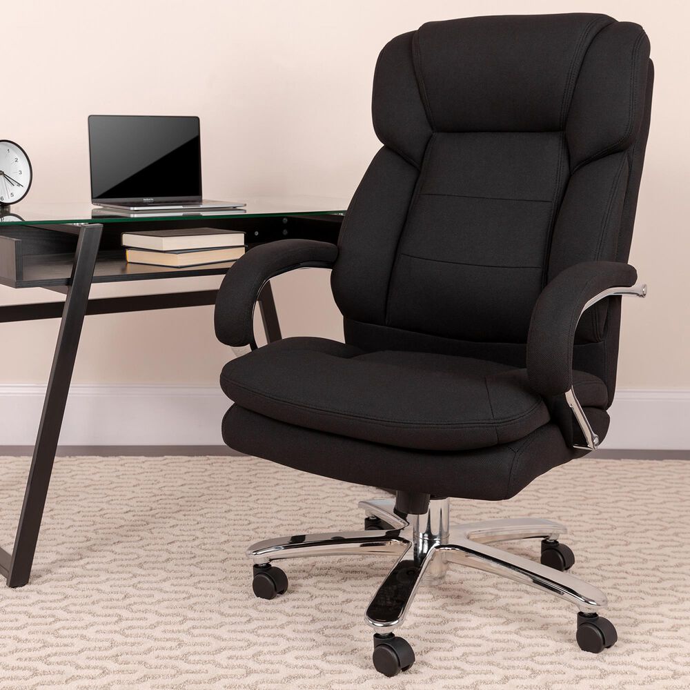 Flash Furniture HERCULES Big & Tall Executive Chair in Black, , large