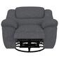 Catnapper Trifecta Swivel Rocker Recliner in Smoke, , large