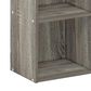 HOMLUX 3-Tier Open Shelf Bookcase in French Oak, , large