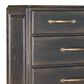 Hooker Furniture Americana 4-Piece King Bedroom Set in Black, , large