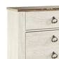 Ashley Willowton 4-Piece Full Storage Bedroom Set in Whitewash, , large