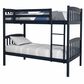 Sable Home Claire Twin over Twin Bunk Bed in Navy, , large