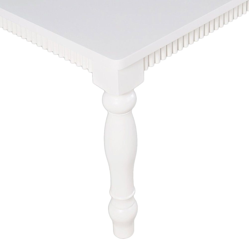 Waltham Westport 60"-72" Dining Table in White - Table Only, , large