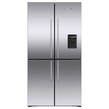 Fisher and Paykel 36" 4-Door French Door Refrigerator in Stainless Steel, , large