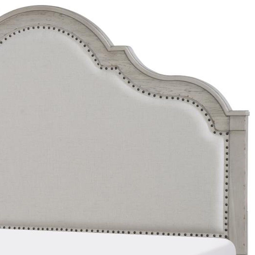Legacy Classic Belhaven King Upholstered Panel Bed in Weathered Plank, , large