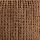 Sunday Citizen Snug Waffle 20" Square Throw Pillow in Chestnut, , large