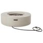 Hearth and Haven Round MgO Concrete Propane Fire Pit in Light Grey, , large