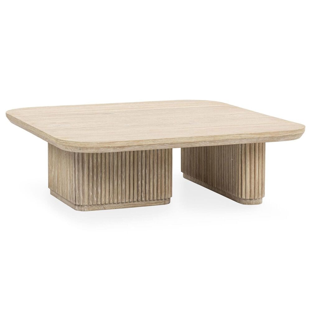Classic Home Vander Square Coffee Table in Cream Washed, , large