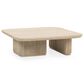 Classic Home Vander Square Coffee Table in Cream Washed, , large