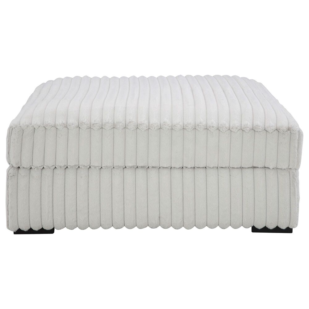 Ashley Stupendous Oversized Accent Ottoman in Alloy, , large