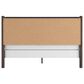 Ashley Pamytta King Upholstered Panel Bed in Rich Brown, , large