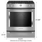 KitchenAid 5.8 Cu. Ft. Slide-In Gas Range, , large