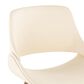 LumiSource Fabrico Side Chair with Cream Faux Leather Cushion in Antique Copper (Set of 2), , large
