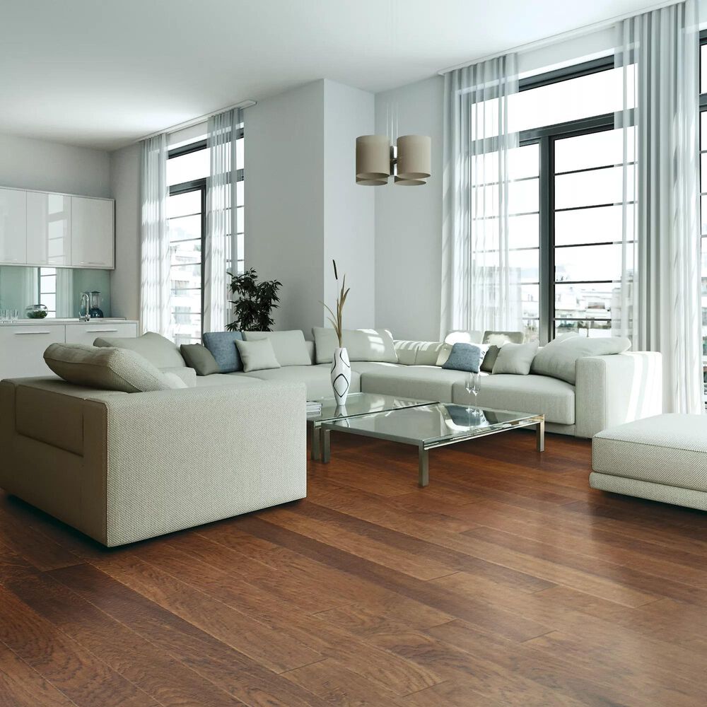 Mohawk Indian Peak Coffee Hickory Engineered Hardwood, , large