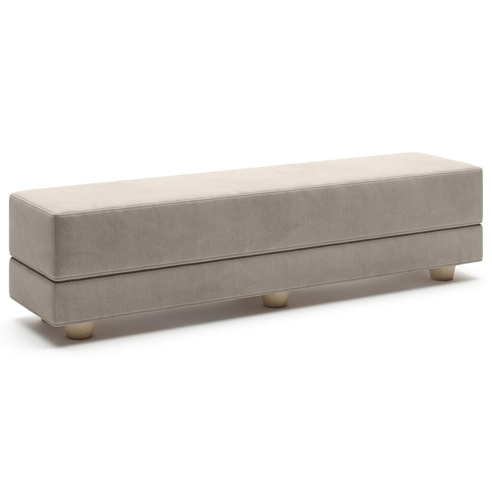 Jaxx Camden Twin Fold-Out Bench in Grey, , large