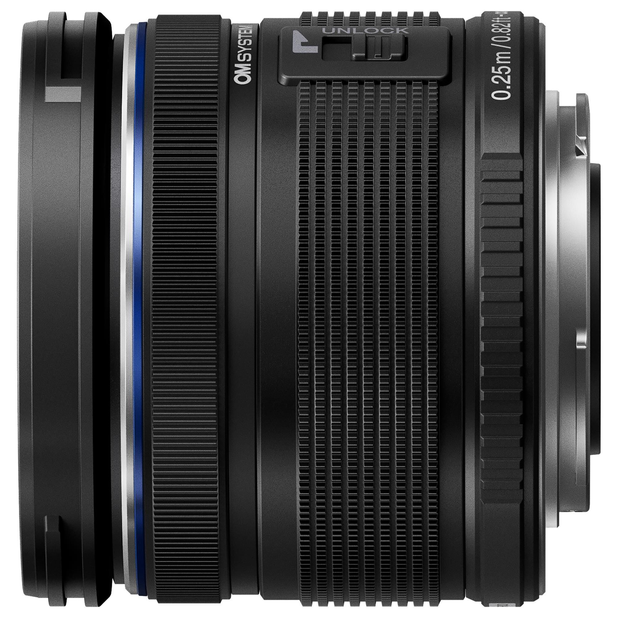 OM- System M.Zuiko Digital ED 9-18mm f/4.0-5.6 II Lens in Black