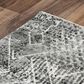 RIZZY Couture Black and Ivory 12" x 15" Area Rug, , large