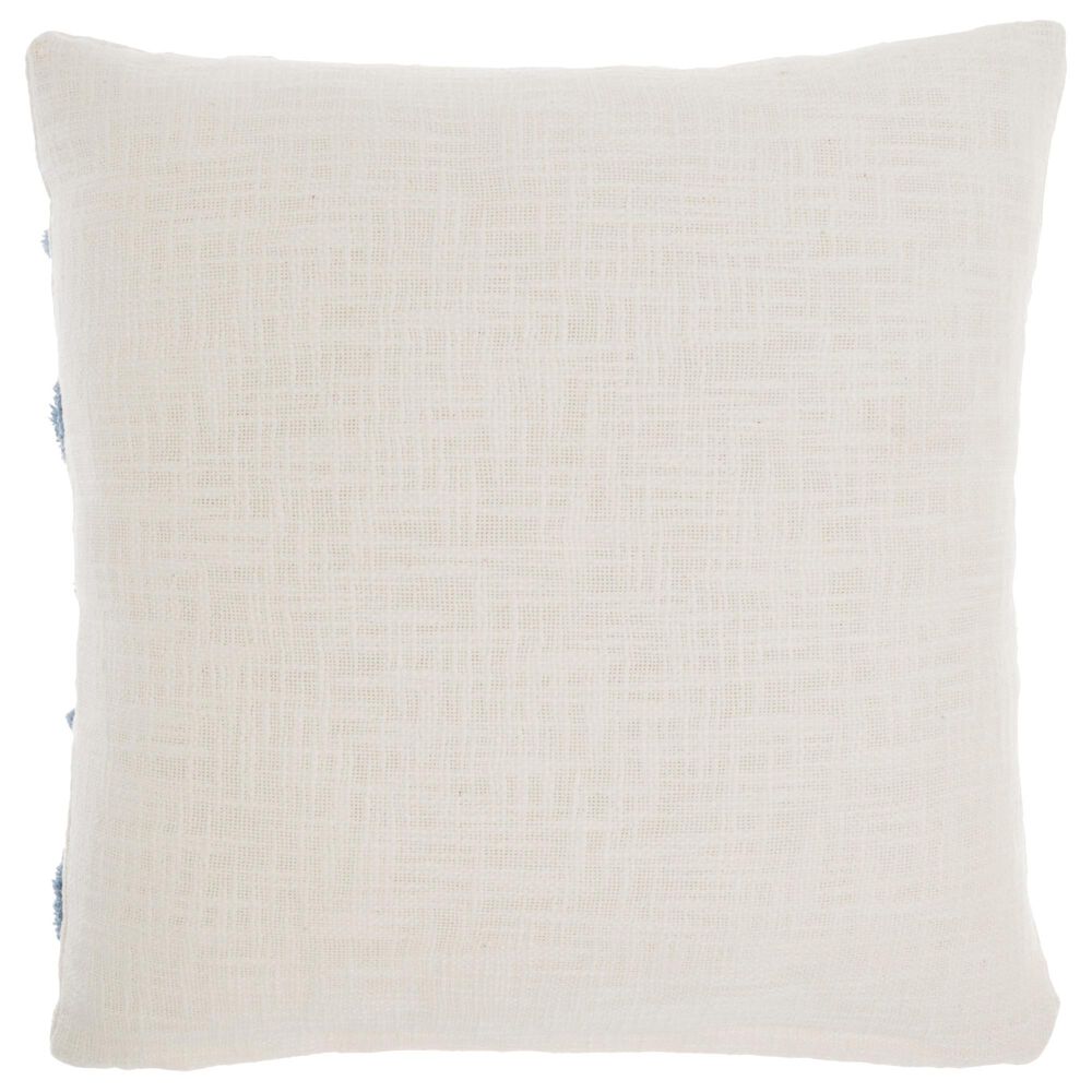 Brielle Home 18-in x 18-in Navy Indoor Decorative Pillow in the