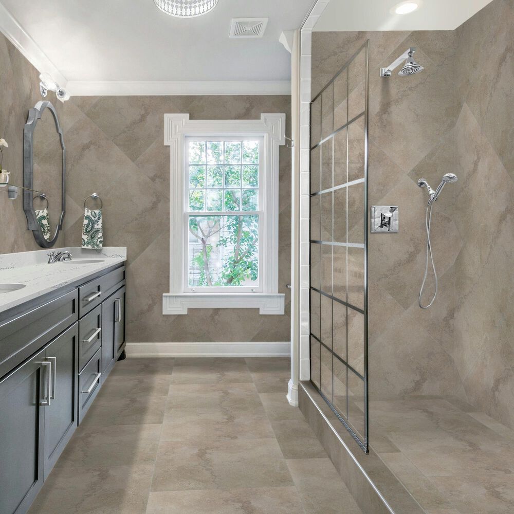 Dal-Tile Haddonstone Atlas Rectangle Cross Cut 12&quot; x 24&quot; Porcelain Tile, , large