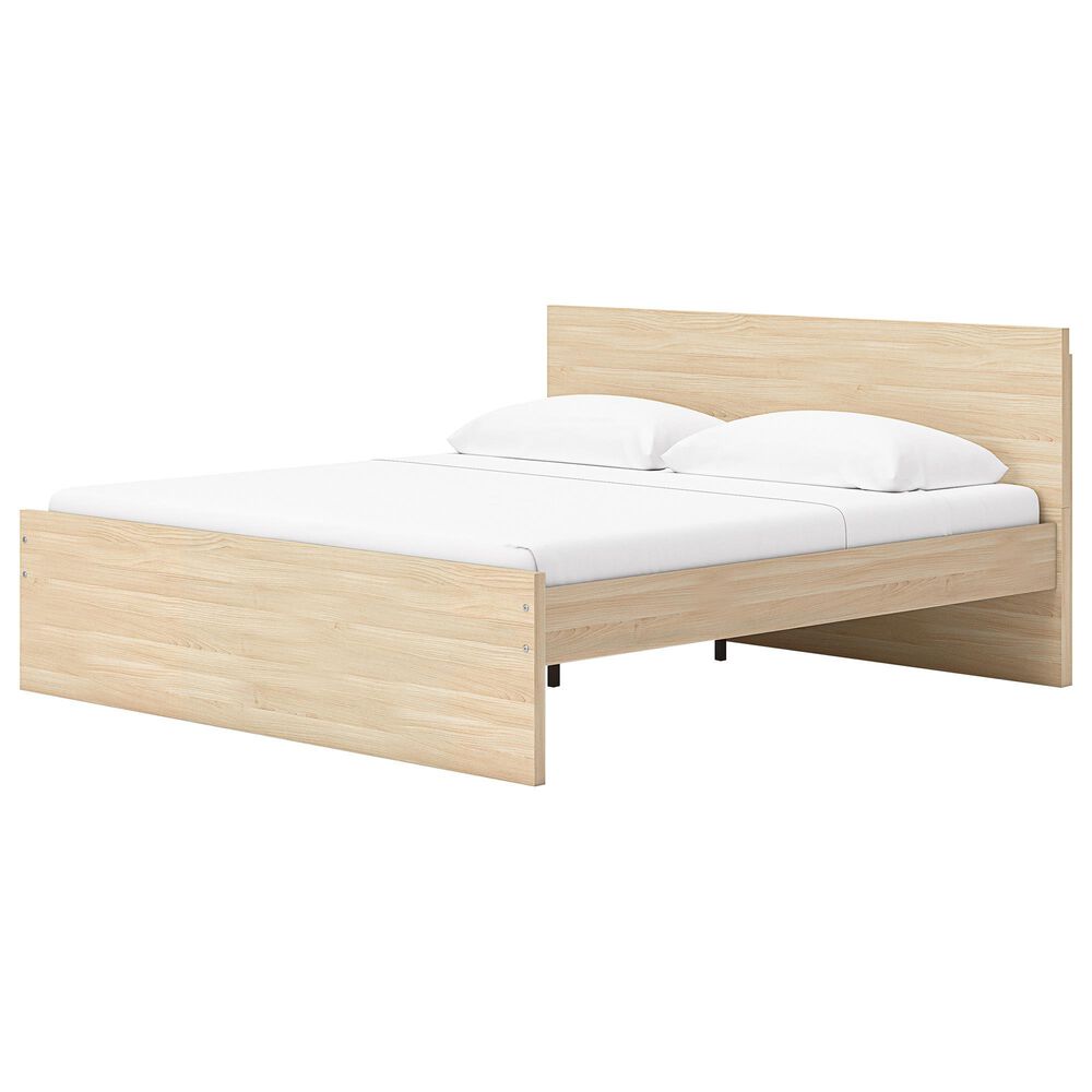 Ashley Onita Queen Panel Platform Bed in Natural, , large
