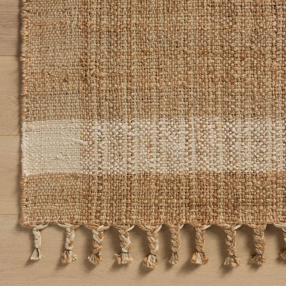 Magnolia Home Louie 9&#39;3&quot; x 13&#39; Natural and Ivory Area Rug, , large