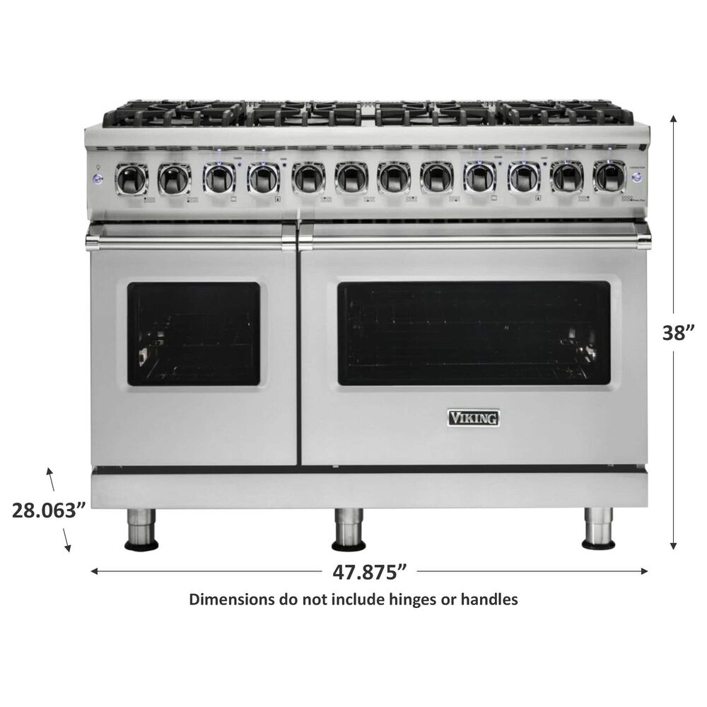 Viking Range 48&quot; VDR5488BSSLP Dual Fuel Range in Stainless Steel, , large