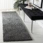 Safavieh August Shag AUG900F 2"3" x 8" Grey Runner, , large