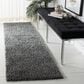 Safavieh August Shag AUG900F 2"3" x 8" Grey Runner, , large