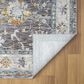 L&R Resources Allure 82473GML Gray and Blue 9" x 12" Area Rug, , large