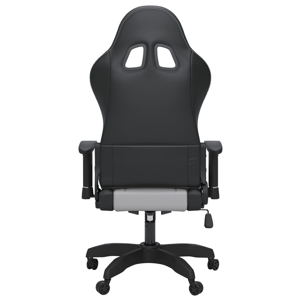 Ashley Lynxtyn Swivel Desk Chair in Black, , large