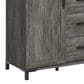 Ashley Frandern 5-Drawer Dressing Chest in Rustic Warm Gray, , large