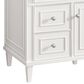 James Martin Vanities Lorelai 48" Single Vanity in Bright White with 3 cm Arctic Fall Solid Surface Top, , large