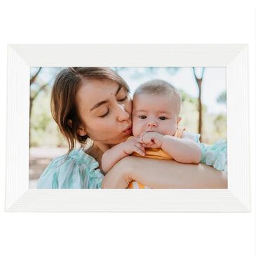 Aura Carver 10" Digital Picture Frame in Sea Salt, , large