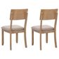 Linon Home Decor Jorissen Side Chair in Grey Wash (Set of 2), , large