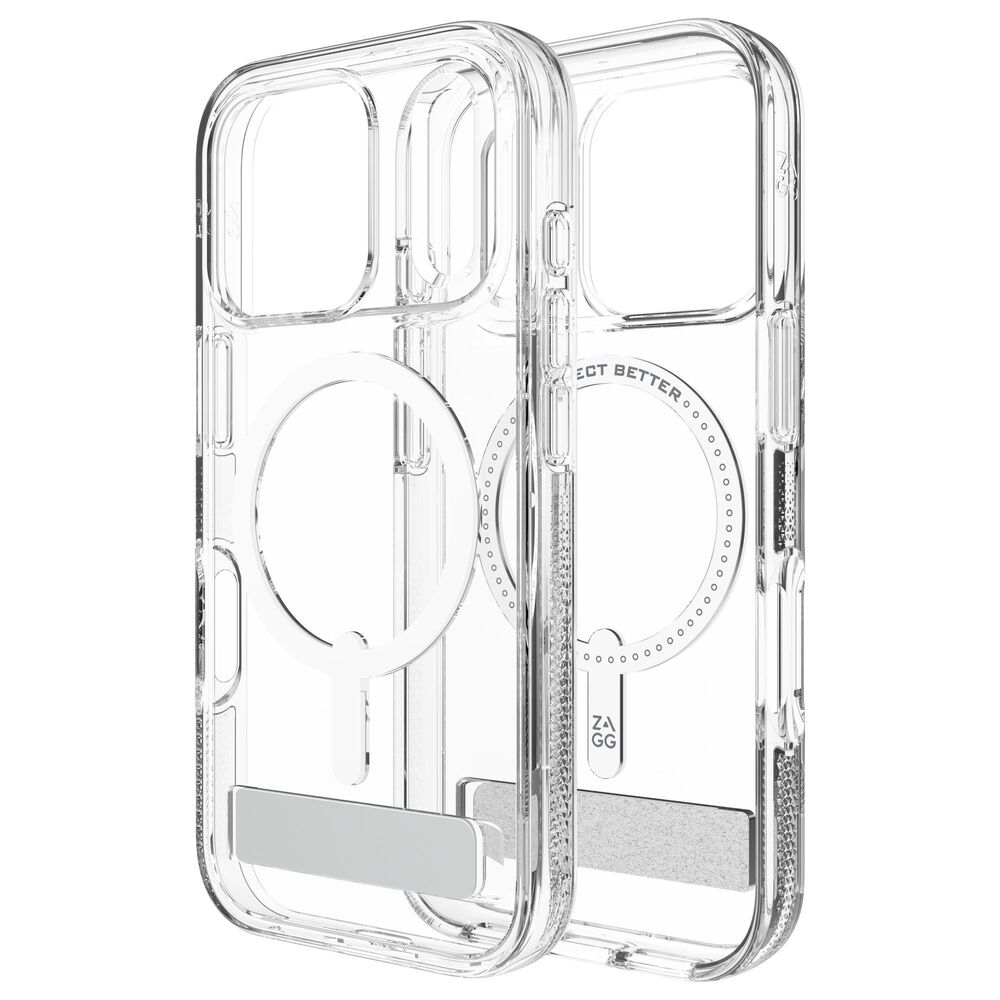 Zagg Crystal Palace Snap Case with Kickstand for Apple iPhone 17 Pro in Clear, , large