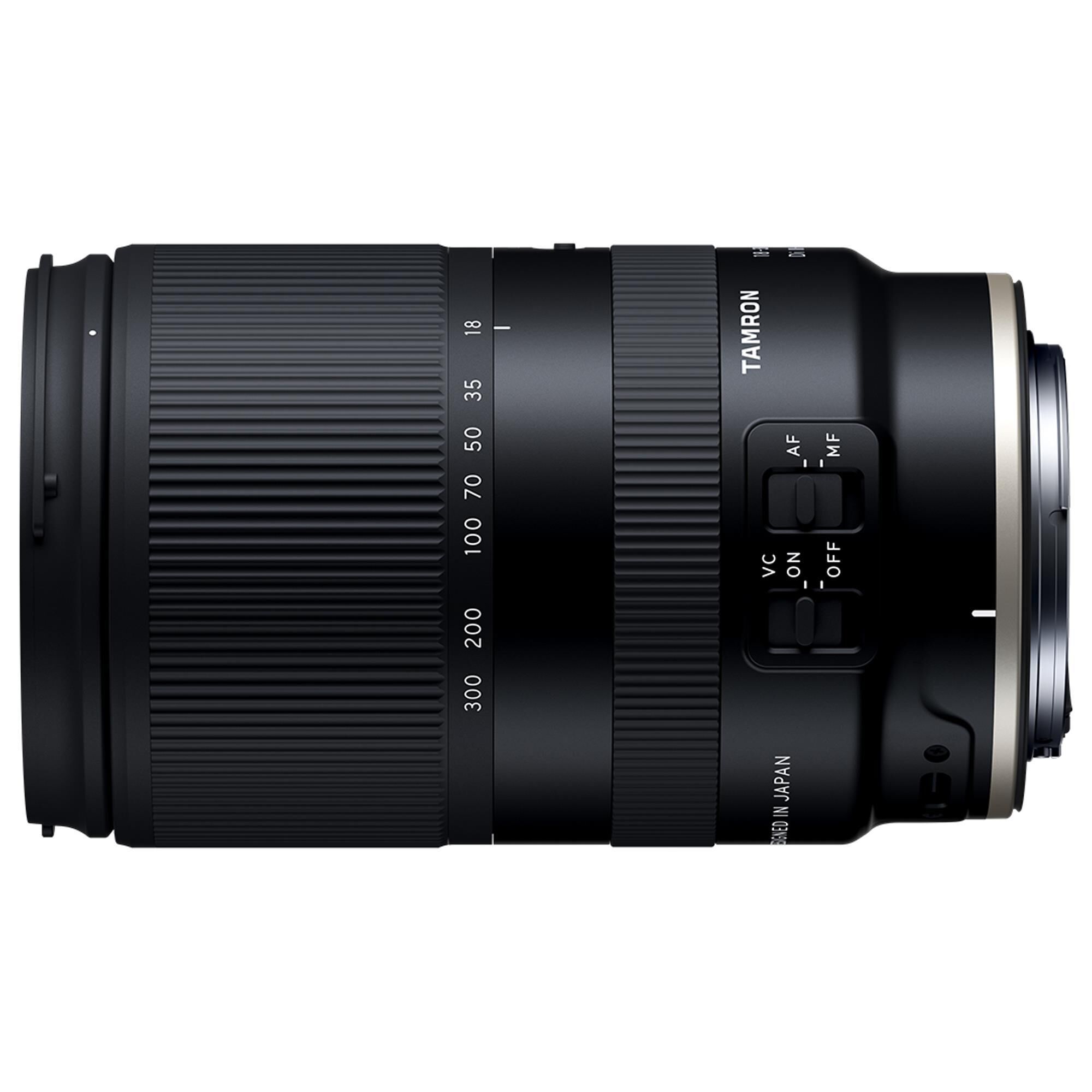 Tamron 18-300mm F/3.5-6.3 Di III-A VC VXD Lens for Canon R in Black