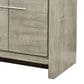 Lexora Home Lafarre 72" Double Bathroom Vanity in Rustic Acacia with 2 cm White Cultured Marble Top and Rectangular Sinks, , large
