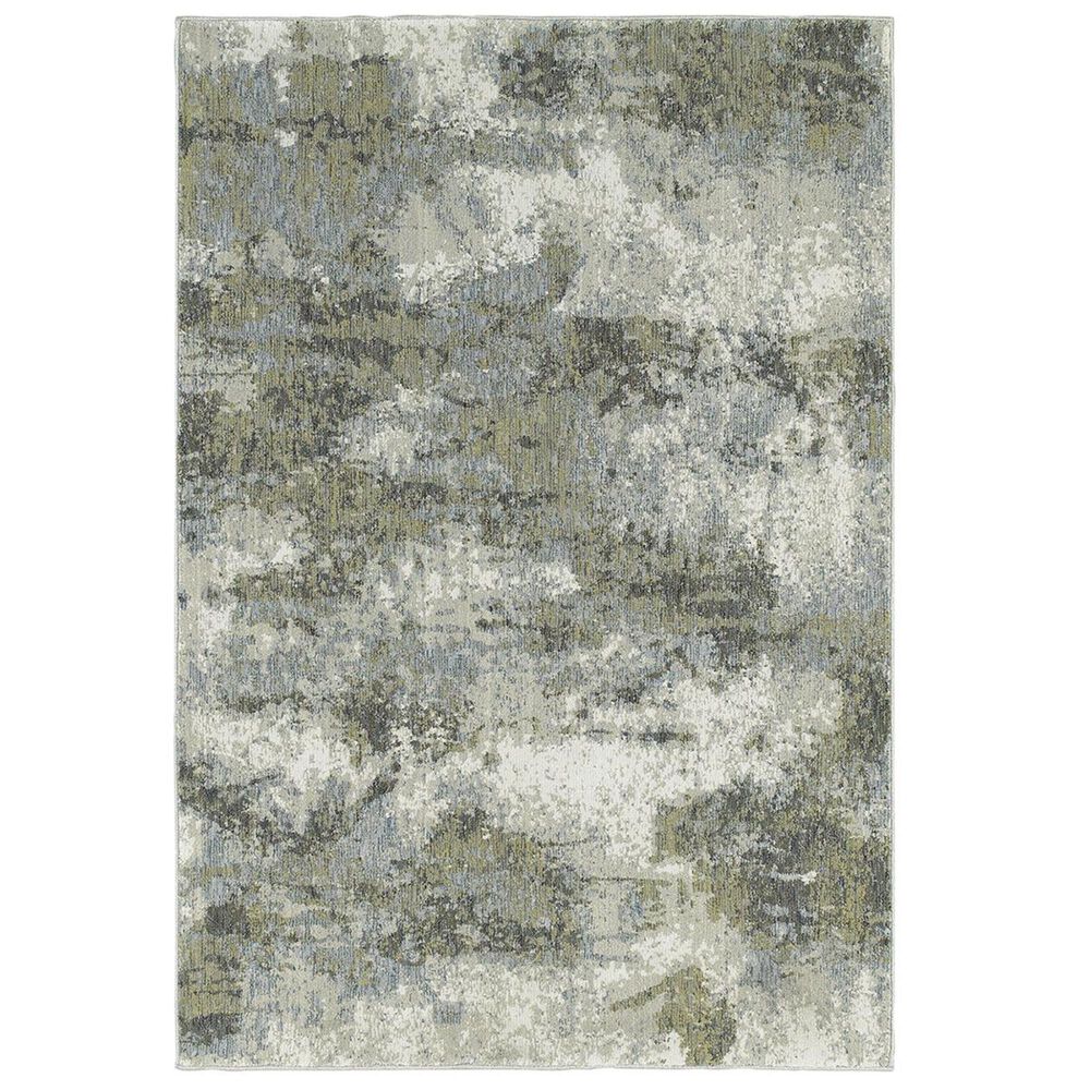 Oriental Weavers Evolution 8039E 10&#39; x 13&#39;2&quot; Blue and Green Area Rug, , large