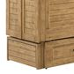 New Day Furniture Poppy Queen Murphy Cabinet Bed in Harvest Brown with Mattress , , large