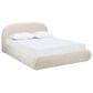 Jennifer Taylor Home Archie Puffy Grounded King Upholstered Platform Bed in Oatmeal Light Beige, , large