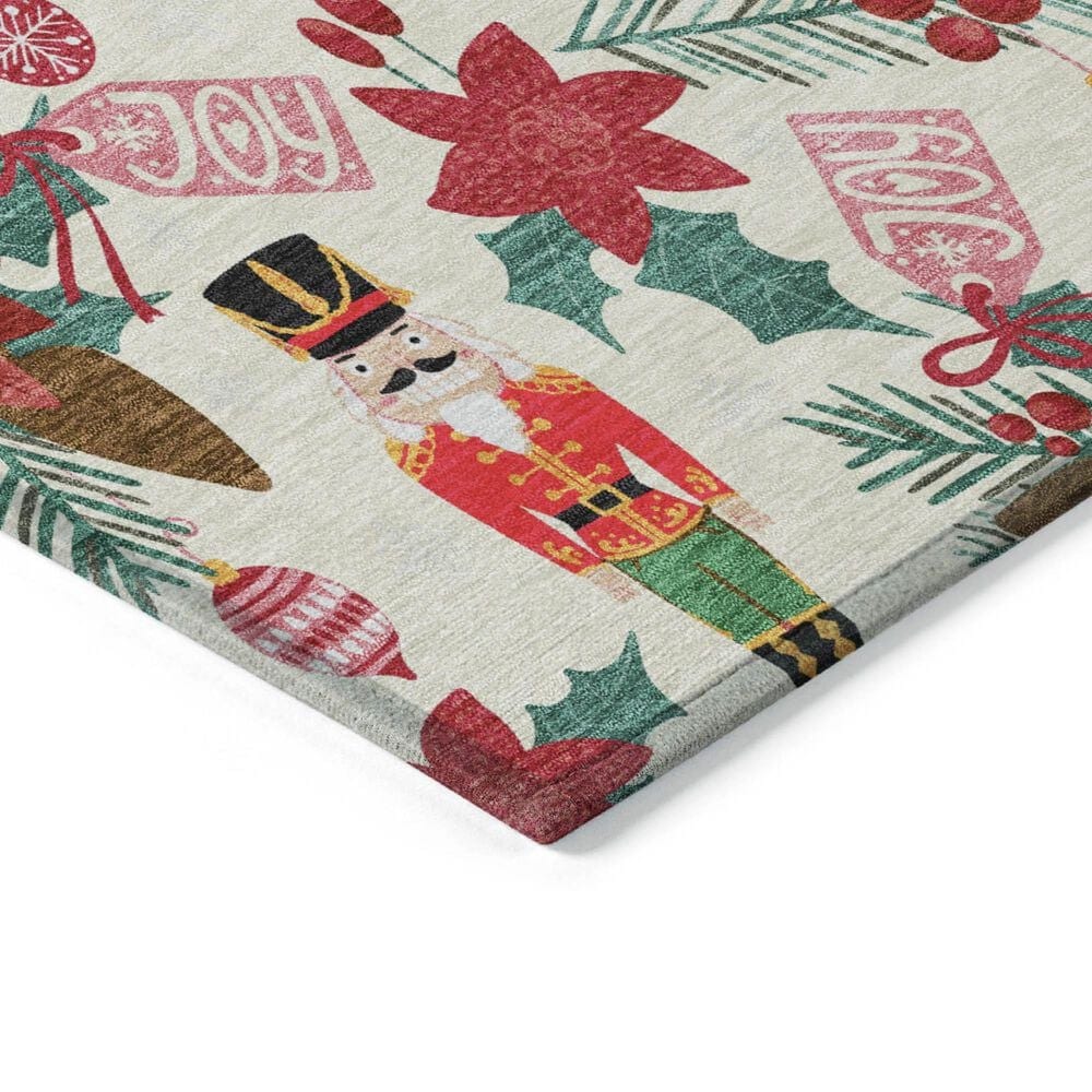 Dalyn Rug Company Wonderland WN30 1&#39;8&quot; x 2&#39;6&quot; Ivory Indoor/Outdoor Area Rug, , large