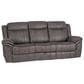 Linon Home Decor Galloway Manual Sofa in Stone Gray, , large